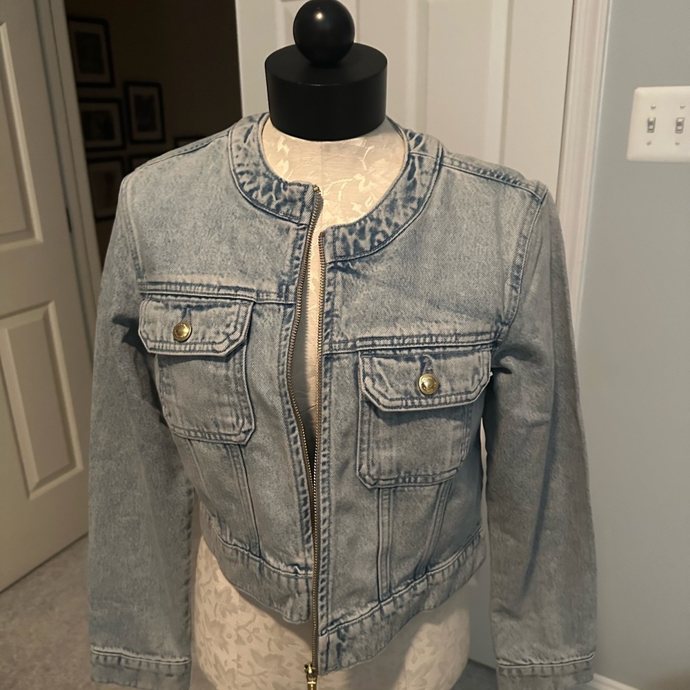 Michael Kors Light Blue Denim Jacket